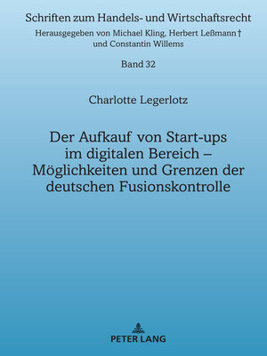 cover image of Der Aufkauf von Start-ups im digitalen Bereich